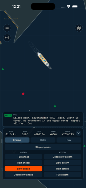 Make Way — berth approach
