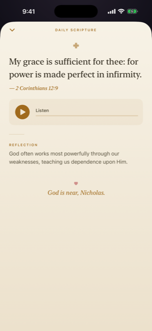 True Sunday — the daily Scripture reading with its written reflection